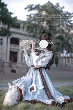 [Pre-order] Magic Choir Apron Skirt And Blouse Set -LOLITA Shop O1CN01hoJuUV2JsWWFFjz0p 2312269477