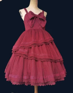 Tower Of DawnJacquard Cotton Jumper Skirt -LOLITA Shop O1CN01iEMzvI1WerJx4Z4PF 11942814