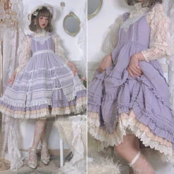 [Reservation Sale] Classical Jumper Skirt With Veil Overskirt -LOLITA Shop O1CN01ioXQlN28AaKQVSxLF 1790657892