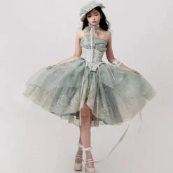 14-line Poem Summer Jumper Skirt -LOLITA Shop O1CN01jA64GE1f9YxqsROIC 2943913964