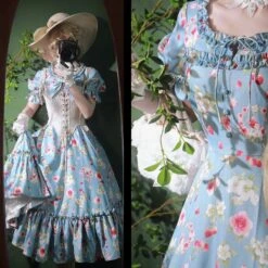 Early Summer Strawberry Picture Book One-Piece Dress With Ribbon Hair Accessory -LOLITA Shop O1CN01jbiBUn2IEO9JobCj5 482929254