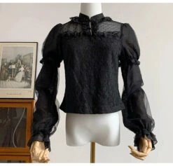 Lace Floral Blouse With Detachable Sleeves -LOLITA Shop O1CN01k8n8c62CZ6MF9zmjt 2528448487 a0dbdfa0 43d3 468d 8300 3ad05a92b670
