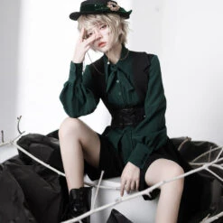 [Pre-order] Prince Lolita Lace-up Long Vest -LOLITA Shop O1CN01kFyenO295pxlcrjER 48788017