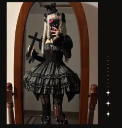 LOLITA Duke Of The Trap Rabbit Striped Dress -LOLITA Shop O1CN01kbUiPQ1bCX5iecGnV 143013429