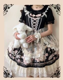 [Pre-order] Prologue Rose And Frill Jumper Skirt -LOLITA Shop O1CN01kr9mj71wCAataIDMJ 83566271 461969dc 2209 4759 849b b74bc815f128