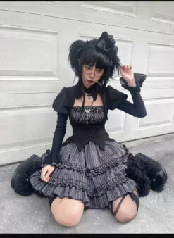 LOLITA Duke Of The Trap Rabbit Striped Dress -LOLITA Shop O1CN01l98fr41bCX5iTst3l 143013429