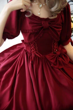 [Pre-order] Elegant French Lolita Ribbon Dress -LOLITA Shop O1CN01le8KDg290nWH8MTzs 2534688006