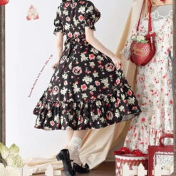 Early Summer Strawberry Picture Book One-Piece Dress With Ribbon Hair Accessory -LOLITA Shop O1CN01leW5bK2IEO975BtuV 482929254 fd410254 252b 49f3 b4e1 80e6b95c077c