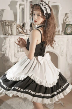 Jumper Skirt With Little Maid Bolero -LOLITA Shop O1CN01lhb4r01jmGixrgyIC 290794590