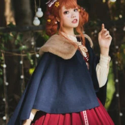 Lolita Cloak With Boa Collar -LOLITA Shop O1CN01lrVhp21y6msrr5UA1 865286530