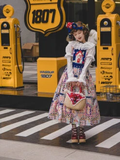 Sweet Home Fairytale Collared Jumper Skirt -LOLITA Shop O1CN01ltUFhz2CHEtCNAw9P 671178448