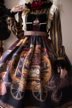 [Pre-order] Kaikiya Circus Troupe Gothic Lolita Jumper Skirt -LOLITA Shop O1CN01mghE8H2GOLIsRDmal 57119005