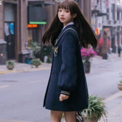 School Style Puff Sleeve Double Coat -LOLITA Shop O1CN01n7qKOX1y6mxGpyjs2 865286530
