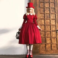 [Pre-orders Available Until 11/21] Castle Girl Tucked Skirt, Long Length -LOLITA Shop O1CN01nI7slK1CNeKeWZRMw 668290069