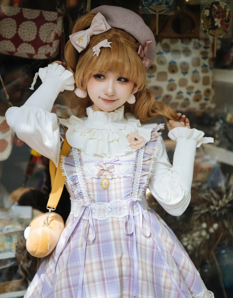 Endless Summer Madras Check High Waist Jumper Skirt 11 Endless Summer Madras Check High Waist Jumper Skirt - Image 9