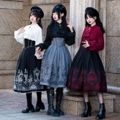 Lyra Theatre High Waist Skirt (Embroidered) -LOLITA Shop O1CN01o3urjC28Huyc8X6kH 3246157908 7ffbbb0a 0f84 4929 a8a5 5a9bc8f07838