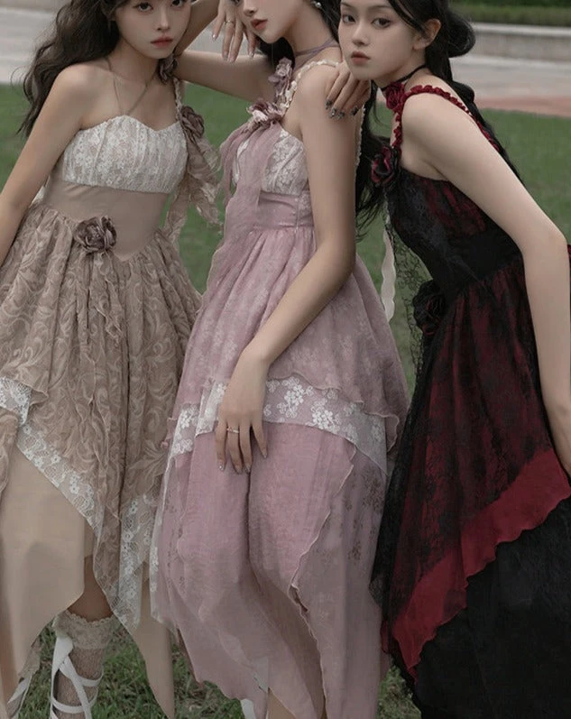 Elegant Gothic Irregular Hem Jumperskirt 9 Elegant Gothic Irregular Hem Jumperskirt - Image 7