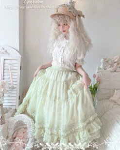 [Outlet] French Girly 2way Apron Skirt [with Flared Sleeves] -LOLITA Shop O1CN01obPW021FteZWIiDQY 32520545
