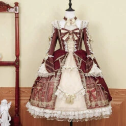 Baroque Palace Burgundy Princess Dress -LOLITA Shop O1CN01on3VKc1jmGudkJmdj 290794590 4aba62cc 99e9 424b b63a fbd9fabfd00b