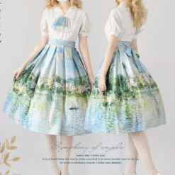 A Total Of 15 Skirts With Monet Paintings -LOLITA Shop O1CN01pC15Mw2IENxOJ36u2 482929254