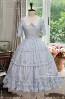 [Pre-order] Lecia French Girly Short Sleeve Dress -LOLITA Shop O1CN01pJ1ouc1FtepCy3hzX 32520545