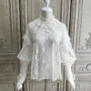 [Pre-order] Frill Collar Blouse With Lace-up Cuffs -LOLITA Shop O1CN01pSMSWi28AaJuXpont 1790657892