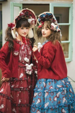 [Pre-orders Available Until 1/23] Sweet Berry Rabbit Knit Cardigan -LOLITA Shop O1CN01poL2XY2GOLar05Uvc 57119005