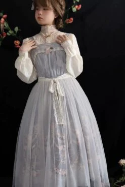 Mou [Sale Period Ended] Romantic Memories Jumper Skirt With Veil -LOLITA Shop O1CN01prZvG01aBKMswNkmx 262783291