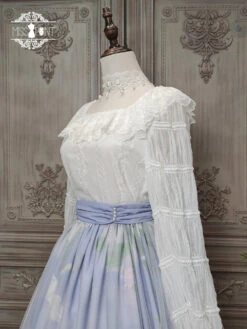 [Pre-order] Find Fragrance Lace Square Neck Blouse -LOLITA Shop O1CN01q3Fs9K2GOLK9LDgUT 57119005