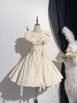 The Sound Of A Bell Maid-style Sleeved Dress Set, Short Length -LOLITA Shop O1CN01qDyHVi1eJLjpbeojt 2214425933850