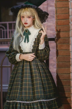 [Pre-order] British Classical Lolita Warm Check Dress -LOLITA Shop O1CN01qREhY02GOLHptILmE 57119005 16a67c79 a390 4ad8 8f0c 70c08b7588d4
