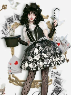 JOKER CARD Setup With Block Check Tulle Skirt -LOLITA Shop O1CN01qSRjMF2H890N4hmMu 3943659105 a7f13019 823c 4a5e b487 804ab53db19f