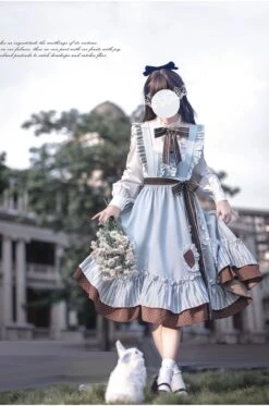 [Pre-order] Magic Choir Apron Skirt And Blouse Set -LOLITA Shop O1CN01qe1Fy32JsWW8jRC2C 2312269477