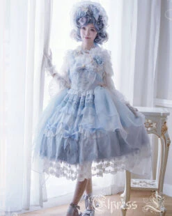 Holy Jewel Ribbon And Lace Princess Dress -LOLITA Shop O1CN01qzVmeR1uPKNRUbdee 43566029