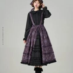 [Pre-orders Until 9/9] Bouquets For Autumn Days Strap Skirt -LOLITA Shop O1CN01r2ylMh2JleRDhTZsN 2703379462