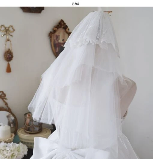Lace Veil Headdress