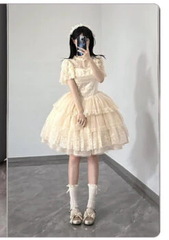 Frill Lace Short Sleeve Blouse -LOLITA Shop O1CN01rHCrda2CZ6NTmiUeB 2528448487