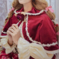 [Pre-order] Bavarian Girl Country Style Hooded Cloak -LOLITA Shop O1CN01rLqn3g2GOLCnDVgFy 57119005