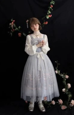 Mou [Sale Period Ended] Romantic Memories Jumper Skirt With Veil -LOLITA Shop O1CN01rMkUOf1aBKMs9KDvT 262783291