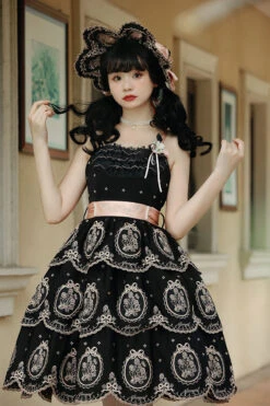 [Pre-order] Tulip Round Window Embroidered Three-tier Jumper Skirt -LOLITA Shop O1CN01rRX2yx28AabOHtUBX 1790657892 11e590bb 4a2a 4117 bc22 36c5deec987a