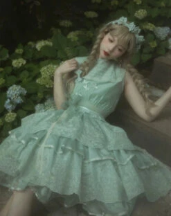 [Sales Period Ended] Fourteen-line Poem Summer Embroidered Top, Sleeveless Type -LOLITA Shop O1CN01rXgccK1f9YxrUaXZI 2943913964