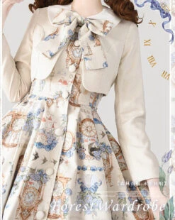 Eternal Echo Classic Dress And Jacket Setup With Headband -LOLITA Shop O1CN01rtJTT22IEO0kvSVac 482929254