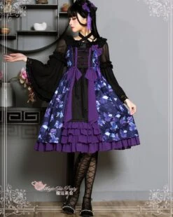 Yumemiru Goldfish Flower Lolita Jumper Skirt With Hair Accessory 23 Yumemiru Goldfish Flower Lolita Jumper Skirt With Hair Accessory -LOLITA Shop O1CN01rz4Vl51sqEUnozaT7 830055817