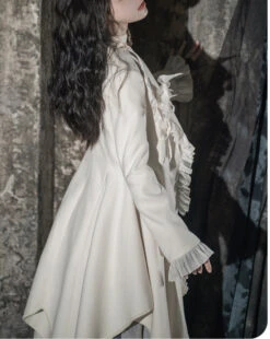 Irregular Hem Frill Coat With Belt -LOLITA Shop O1CN01s5urvS2CZ6C5vamju 2528448487