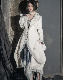 Irregular Hem Frill Coat With Belt -LOLITA Shop O1CN01s67f8D2CZ6CEuMaEn 2528448487