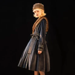 Evening Prayer Velvet Stand Collar Dress -LOLITA Shop O1CN01s6uZiA25h9hjTQmFe 2200541717557