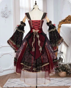 [Pre-order] Elegant Palace Print Retro Lolita Dress -LOLITA Shop O1CN01sCmsZT2H88oKqZd6H 3943659105