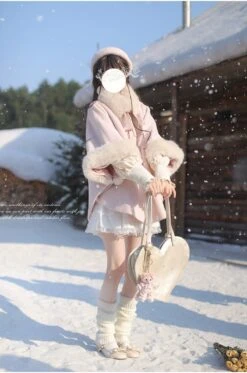 Powder Pink Fur Cape 22 Powder Pink Fur Cape -LOLITA Shop O1CN01scPIJL2JsWXTZe5X0 2312269477
