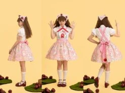 Sweet Home Fairy Tale 2way Suspender Skirt -LOLITA Shop O1CN01slzfOn2CHEtA4zZTA 671178448