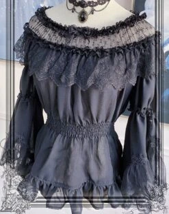 Chiffon Lace Princess Sleeve Blouse [20% Off With Combined Purchase & Coupon Input] -LOLITA Shop O1CN01stTCVd1uPKYcJOSiR 43566029